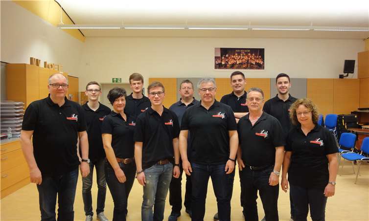 Der neue Vorstand des Musikvereins Löf.Foto: privat
