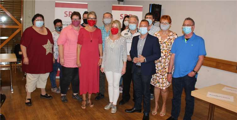 Der neue Vorstand des Stadtverbandes der SPD Neuwied.