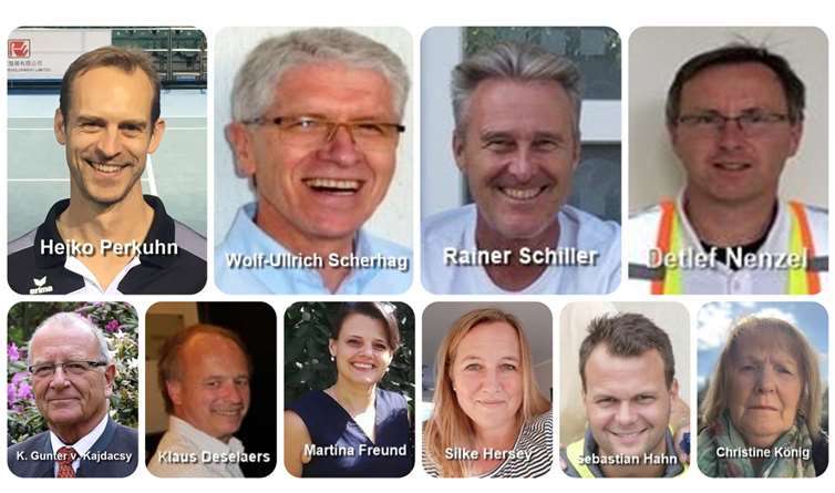 Der neue Vorstand des TC Rheinbach. Fotos: TC Rheinbach