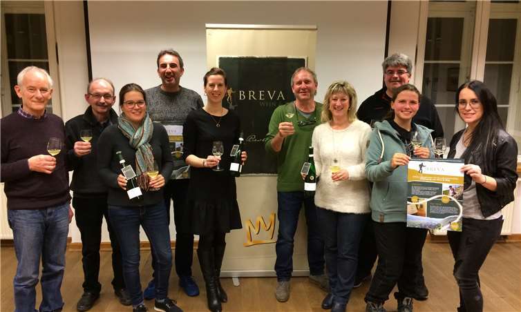 Der neue Vorstand des Vereins „BREVA Wein und Weg“.privat