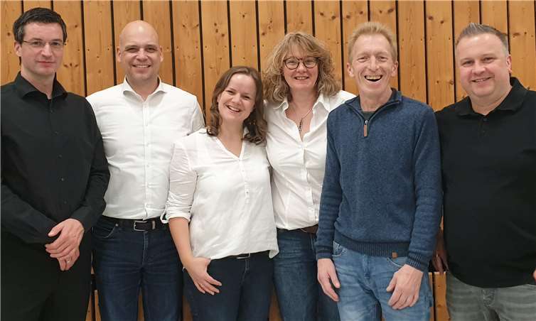 Der neue Vorstand des WTV von links: Mathias Weidmann, Michael Brost, Melanie Reick, Petra Gaggiato, Thomas Wagner, Andreas Scherf. Es fehlt: Michael Pohl.Foto: privat