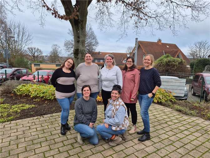 Der neue Vorstand freut sich auf eine gute Zusammenarbeit mit dem Kindergarten-Team.  Foto: privat