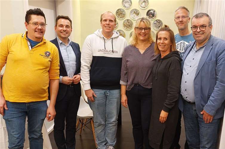 Der neue Vorstand mit OB David Langner. Foto: privat