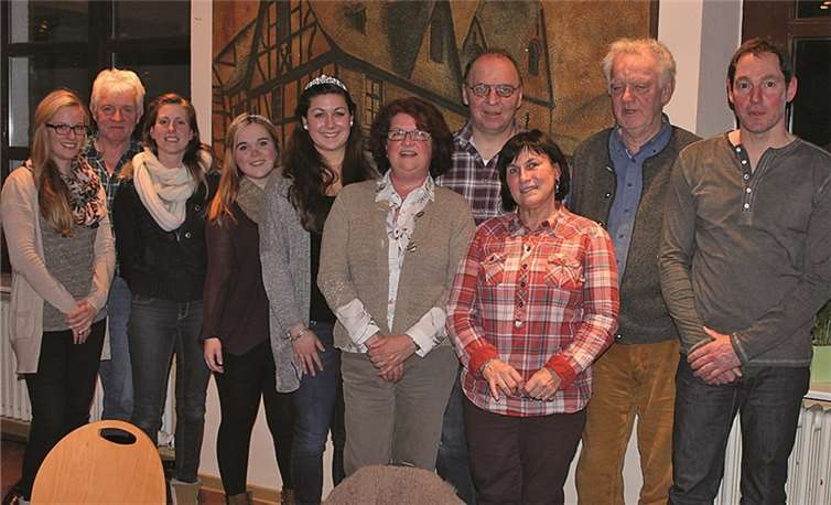 Der neue Vorstand stellt sich vor (es fehlen: Guido Emmel, Dieter Scharrenbach, Kristina Latwein und Raimund Ermtraud). privat