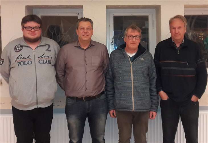 Der neue Vorstand, v.l.: Fabian Hofmann, Norbert Mandt, Olaf Krause und Lothar Brandenburg.privat