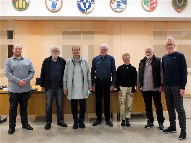 Der neue Vorstand v.l.: Jens Becker, Matthias Welzel, Brigitte Krapp, Michael Thiesen (1. Vorsitzender), Ute Klebula, Jürgen Niemczyk, Joachim Türk.Foto: privat