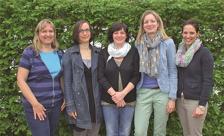 Der neue Vorstand v.l. Kirstin Brockhagen, Nicola Schaffrath, Corinna Martens-Ferrier, Kathrin Stöber, Silke Beer hat die Arbeit aufgenommen.Privat