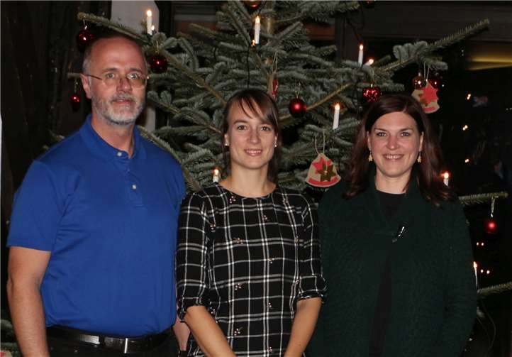 Der neue Vorstand, v..l. Thilo Hindert, Dr. Stefanie Höltgen,Britta Kreusch. Privat