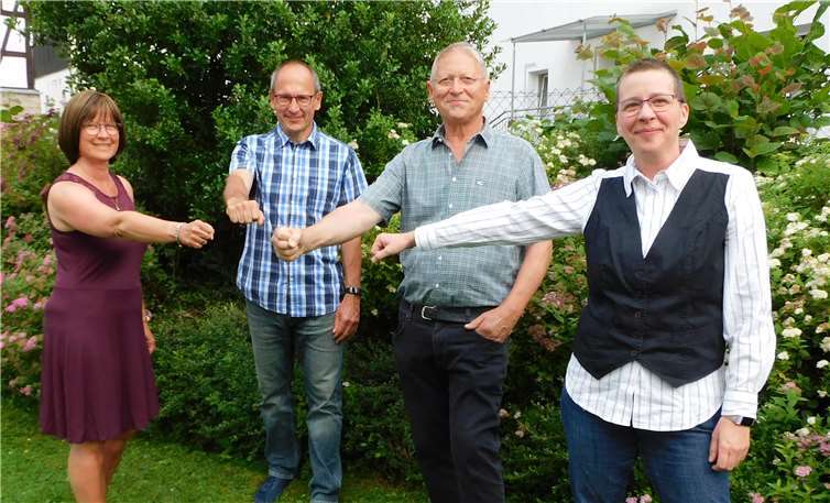 Der neue Vorstand: v.li. Daniela aus den Erlen, Rolf Scheyer, Michael Seidel und Nicole Vietze.Foto: privat