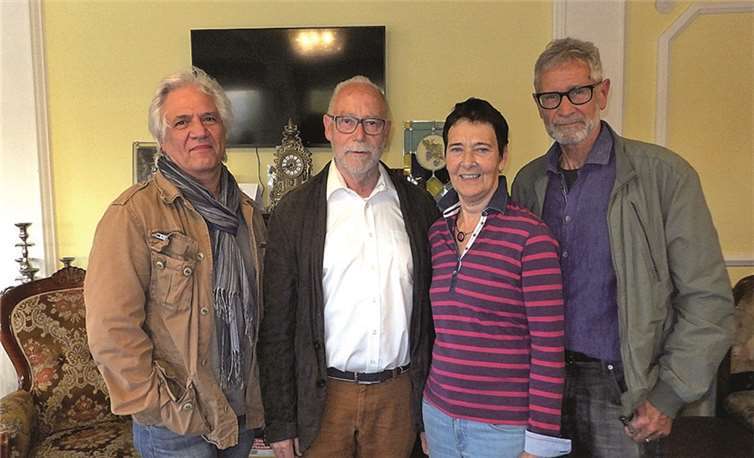 Der neue Vorstand (v.li.): Peter Krauß, Gerd Wiendieck, Hilda van Overveld Priew und Günter Wankerl. privat