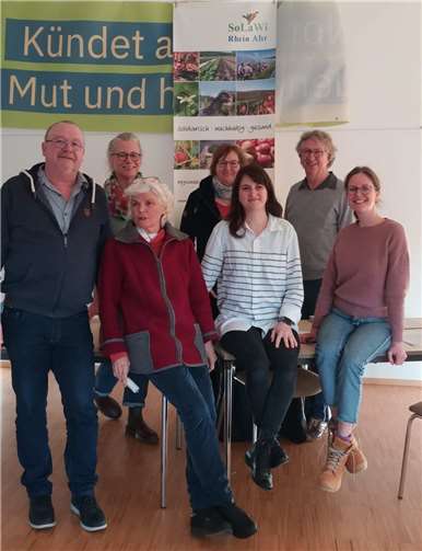 Der neue Vorstand von SoLaWi Rhein-Ahr. Foto: privat
