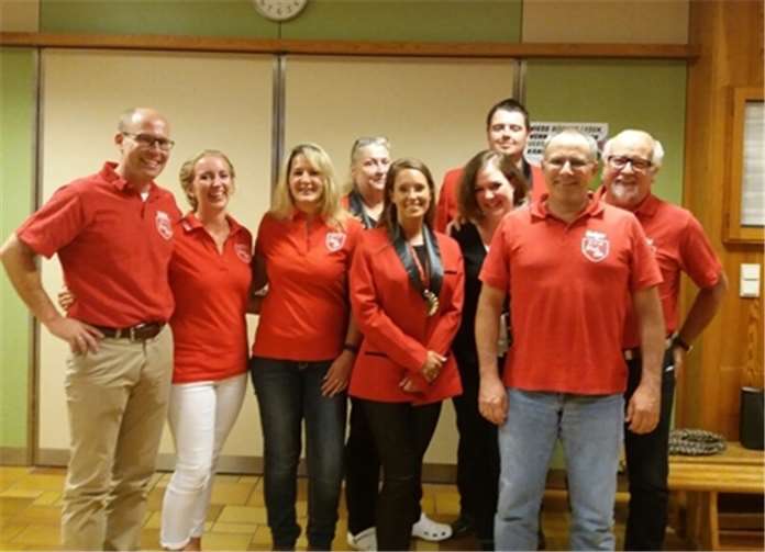 Der neue Vorstand (von links): Achim Vogt, Anne Prangenberg, Ilona Kranz Zuchel, Elke Preyer, Rebecca Eul, Carolin Limburg, Manuel Preyer, Holger Zuchel und Fridel Wagner.privat