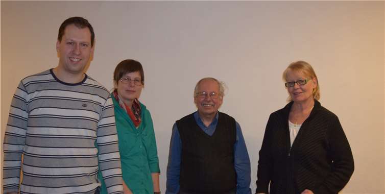 Der neue Vorstand (von links): Marc-Philipp Gronau, Helga Hoffmann, Wilfried Rink und Anita Gronau.privat