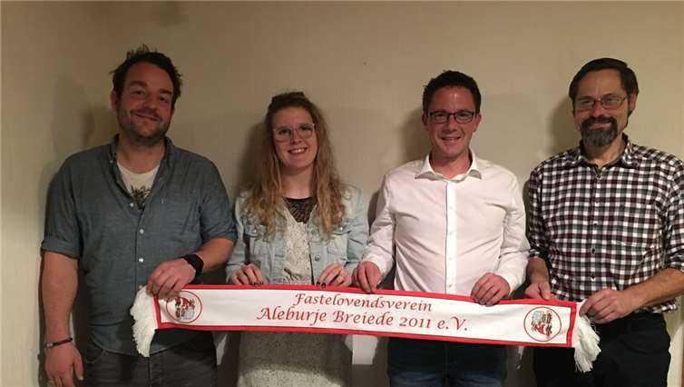Der neue Vorstand (von links): Oliver Gasper (Zweiter Vorsitzender), Lisa Fuhrmann (Geschäftsführerin), Martin Müller (Vorsitzender) und Peter Herrig (Kassierer).Foto: privat