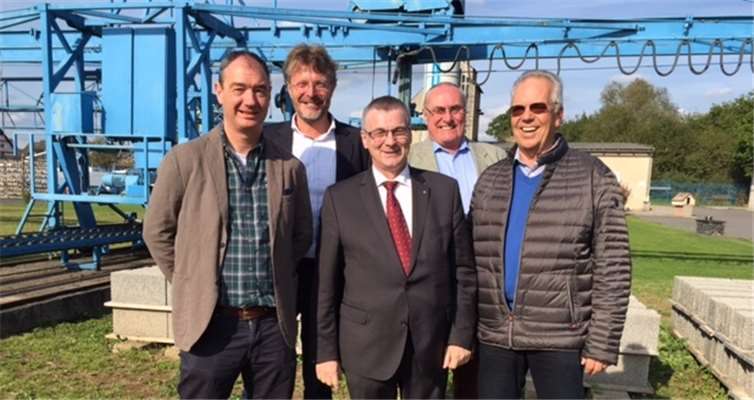 Der neue Vorstand (von links): Ralf Stockschläder, Geschäftsführer Dieter Heller, Dr. Alexander Saftig, Joachim Altenhofen und Dr. Heinz Geenen.privat