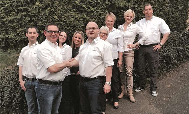 Der neue Vorstande der Hafengarde Oberwinter. privat