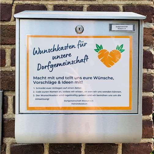 Der neue Wunschkasten. Foto: privat