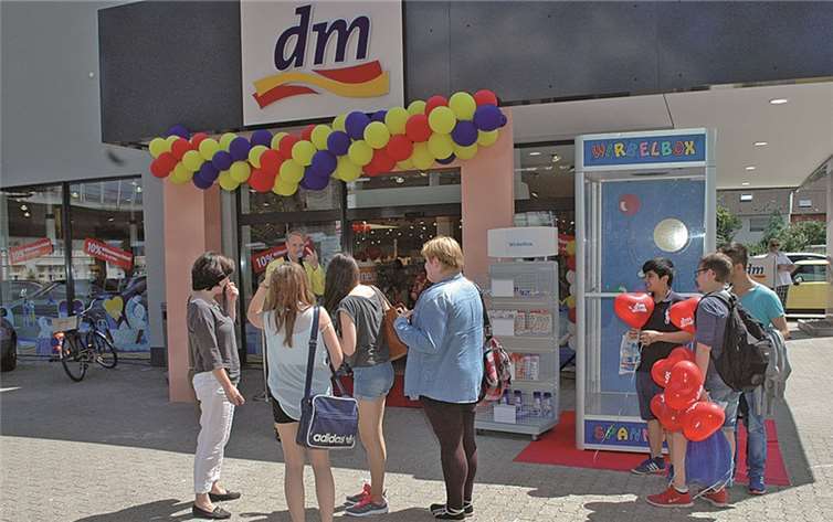 Der neue dm-Markt in der DM Markt in der Lindenstraße öffnete
