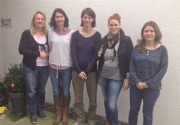 Der neue gewählte Vorstand (v.l.n.r.): Kirstin Brockhagen, Katja Spengler, Sandra Urban, Svenja Kamphausen und Julia Sagar. privat