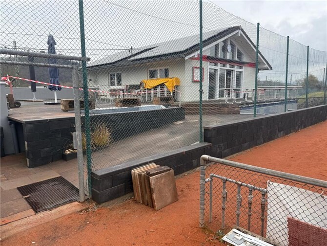 Der neuen barrierefreie Zugang zum Clubhaus.