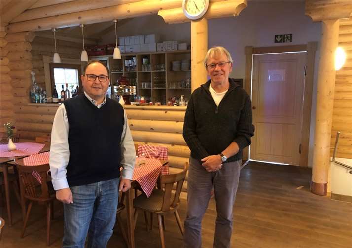 Der neuen verkleinerten Vorstand: 1. Vorsitzender Michael Griehl und 2. Vorsitzender Rudolf Kirwald. Fotos: privat