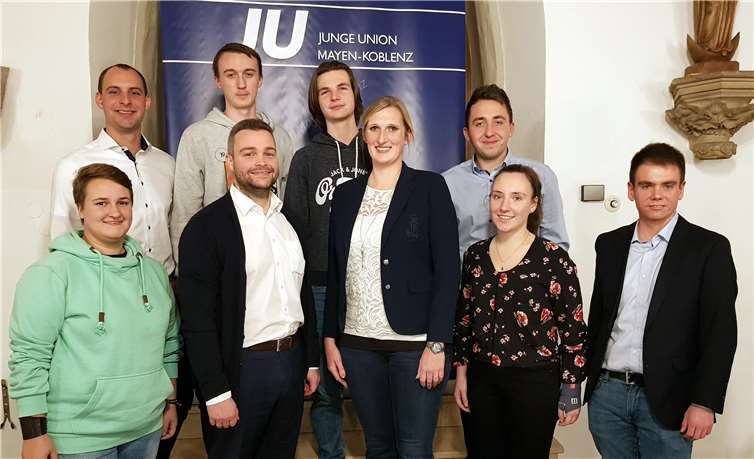 Der neuer Vorstand der JU Mülheim-Kärlich freut sich auf seine Aufgaben.Quelle: Junge Union Mülheim-Kärlich