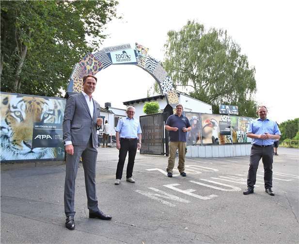 Der neugestaltete Eingang des Zoos. Foto: Rene Weiss