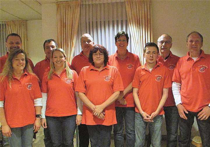 Der neugewählte Vorstand der KG „Mir seyn klor“ Kaltenengers. privat