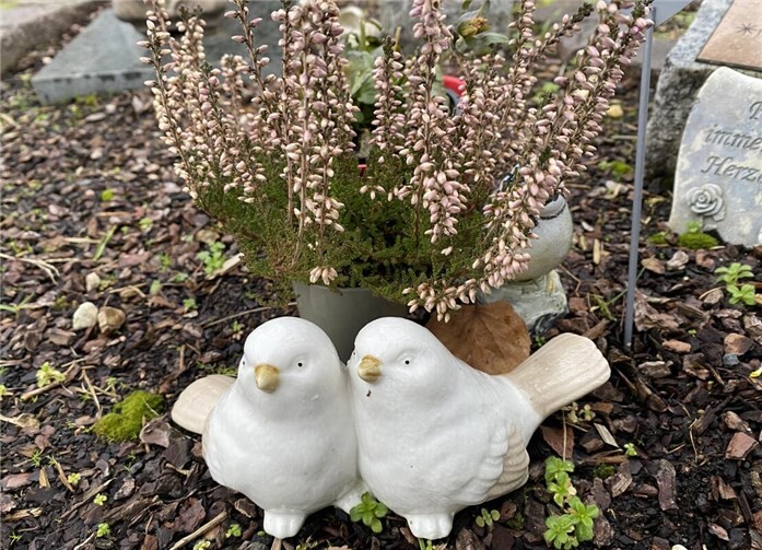 Der nicht satzungsgemäße Grabschmuck soll bis Ende Januar entfernt werden.  Foto: Kulturstadt Unkel/Simone Schwamborn