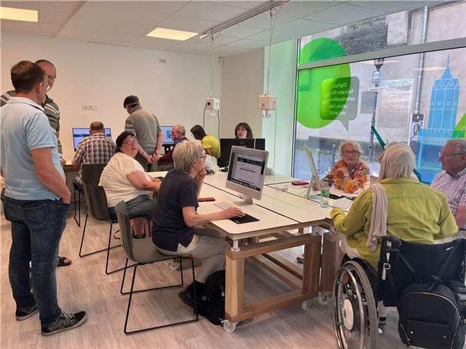 Der offene Digital-Tag lockte mit seinem abwechslungsreichen Programm zu digitalen Themen zahlreiche Gäste ins PIKSL Labor Andernach. Foto: privat