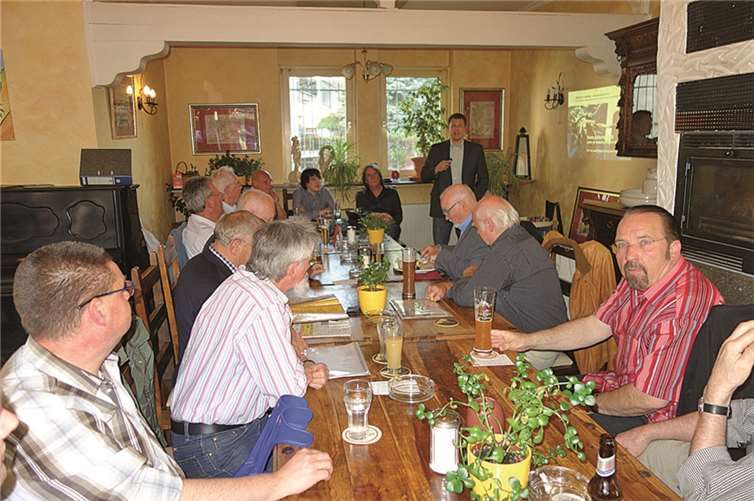 Der offene Stammtisch der AfD war gut besucht. privat