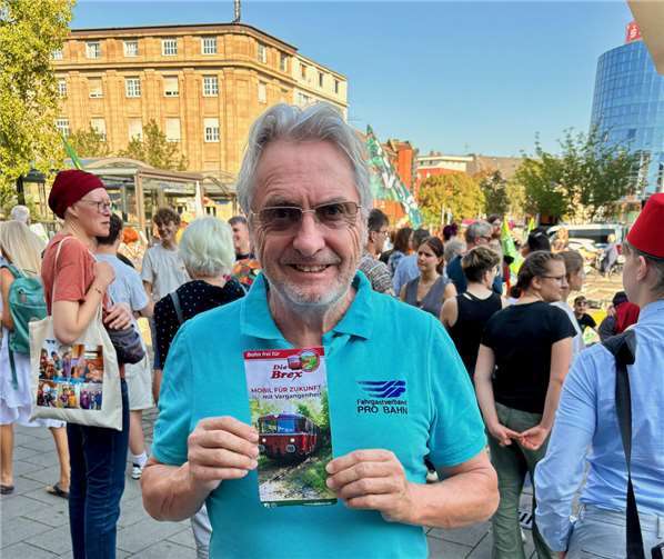 Der passende Augenblick zur Präsentation des Flyers war deshalb die weltweite Klimademonstration von Friday for Future, die neben 100 anderen Städten in Deutschland auch in Koblenz stattgefunden hat. Fotos: privat