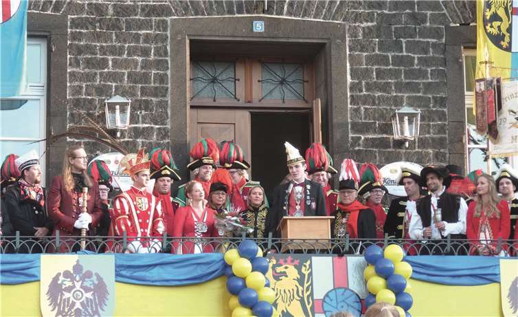 Der scheidende Prinz Nico I. gab noch einmal eine Kostprobe seiner brillanten und geistreichen Redekunst.