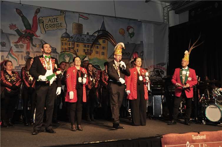 Der scheidende Prinz „Peter IV“ dankt allen seinen Untertanen.