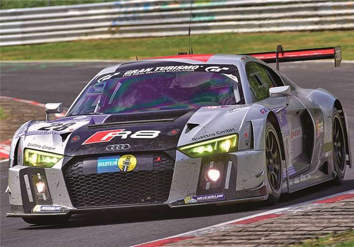 Der siegreiche Audi R8 LMS.