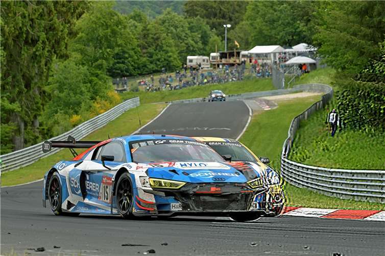 Der siegreiche Audi R8 LMS Evo II von Phönix Racing.