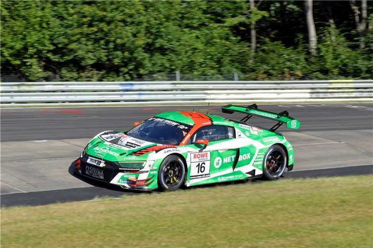 Der siegreiche Phoenix Audi R8 LMS.