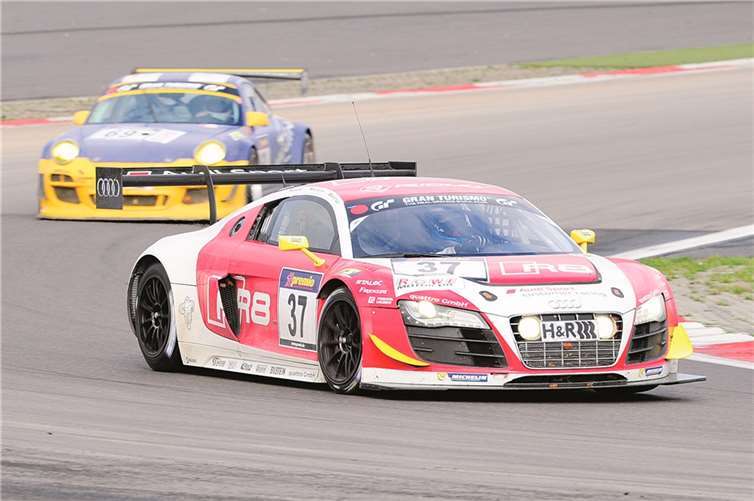 Der siegreiche Phoenix Audi R8 LMS ultra.