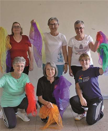 Der sportlichen Kreativität sind keine Grenzen gesetzt.privat