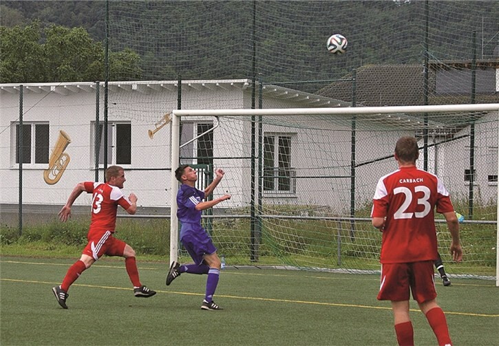 Der starke Julius Kaufmann erzielt fast die frühe Führung. privat
