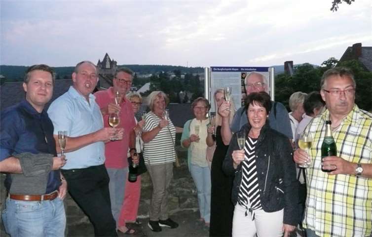 Der unterhaltsame Abend in toller Kulisse hat allen Teilnehmern gut gefallen.privat