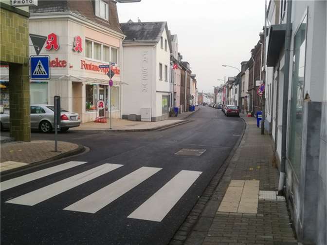 Der verbreiterte Bürgersteig in Metternich. Quelle: CDU Metternich