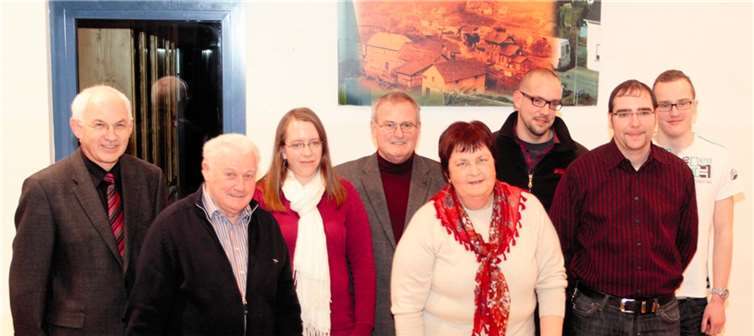 Der wieder- und neugewählte Vorstand (v.l.) Hermann Josef Romes (Vorsitzender), Herbert Romes (Beisitzer), Sabine Rekate (Schriftführerin), Josef Krebsbach (Stellv. Vorsitzender), Renate Schmitt (Bereitschaftsleiterin und Schatzmeisterin), Dr. Martin Schiffarth (Bereitschaftsarzt), Marc Münch und Michael Werner (Beisitzer). SES
