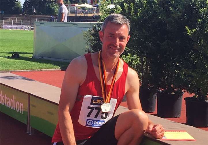 Der zweifache Vizemeister Stephan König.Privat