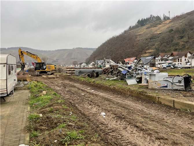 Sechs Monate nach der Flut: So sieht es im Ahrtal aus - Teil III Dernau. Foto: ROB
