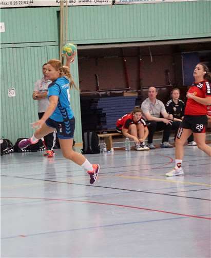 Derya Akbulut war ein starker Rückhalt für ihre Mannschaft und steuerte 17 Tore zum Sieg bei.privat