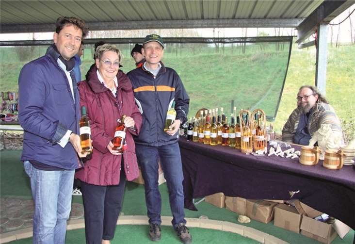 Detlef Odenkirchen zu Besuch beim ersten Ostermarkt in Niederdürenbach. privat