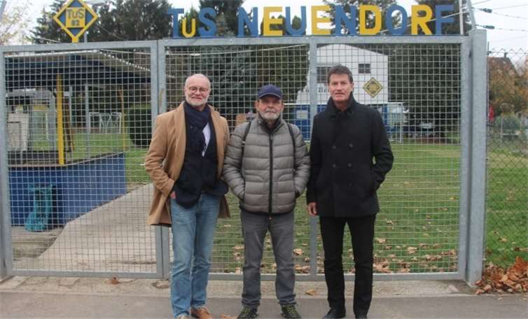 Detlev Pilger, Fritz Naumann und Josef Saxer informierten sich vor Ort.privat