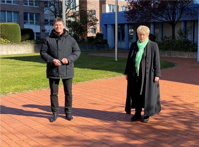 Detlev Pilger und Marion Lipinski–Naumann.Quelle: Bürgerbüro von Detlev Pilger