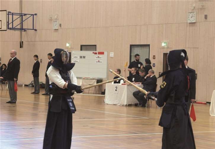 Deutsche Kendo-Einzelmeisterschaften zum 4. Mal in Koblenz in der Sporthalle des Schulsportzentrums.US